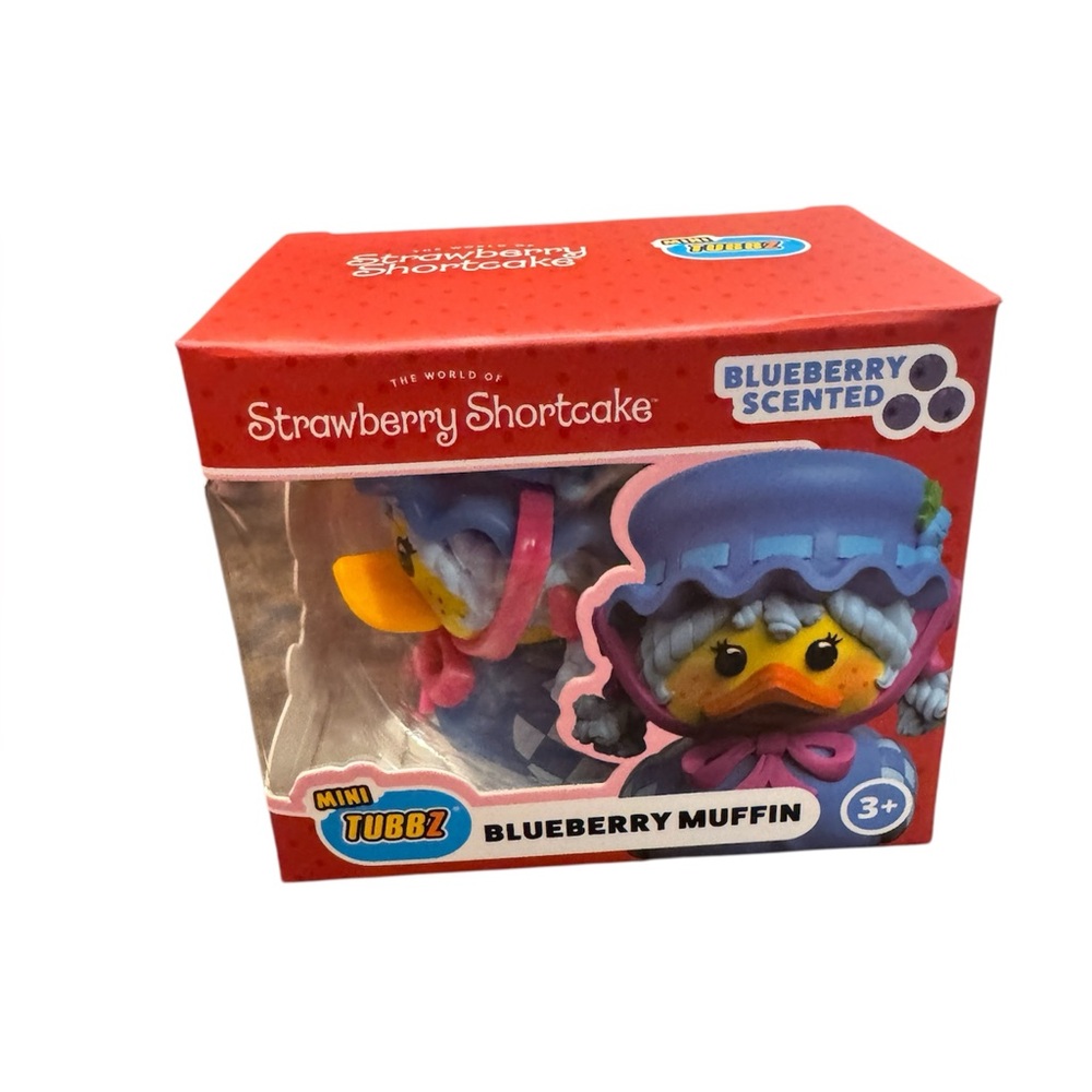 Strawberry Shortcake Blueberry Muffin Mini Tubbz Scented Rubber Duck NWT - Picture 6 of 6